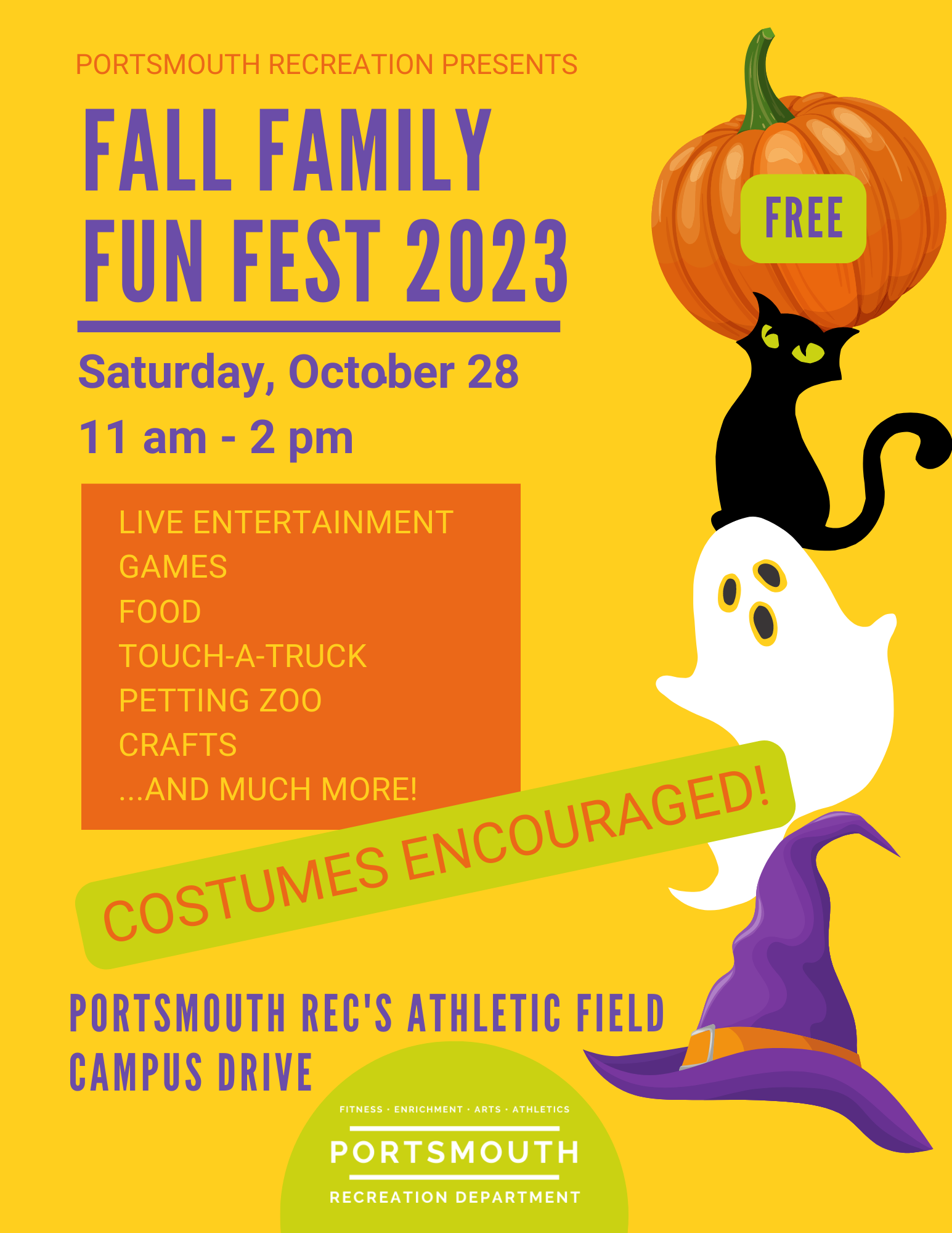 Fall Family Fun Fest 2023 City of Portsmouth